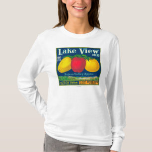 See-Ansicht Apple beschriften - Watsonville, CA T-Shirt