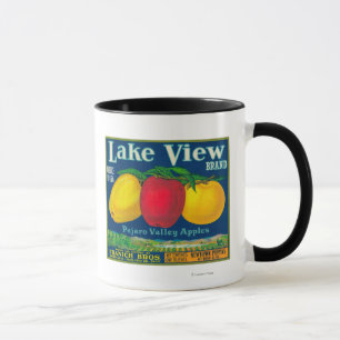 See-Ansicht Apple beschriften - Watsonville, CA Tasse