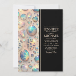 SEE BACK All-In-One Exotic Posh Wedding Invitation Einladung