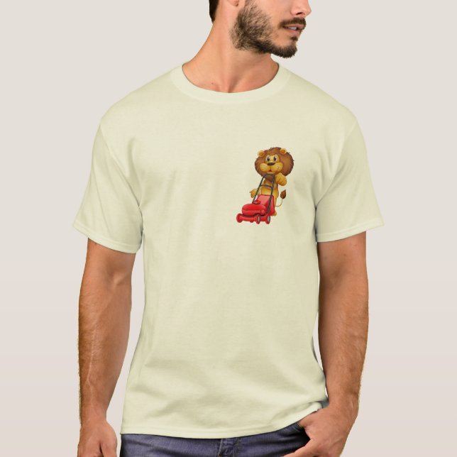 SEE BACK - Landscaping - Shirt für den Rasendienst (Vorderseite)