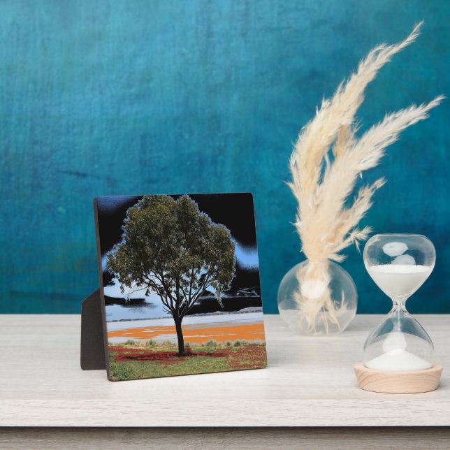 See Beeac Solo Tree Plaque Fotoplatte (InSitu)