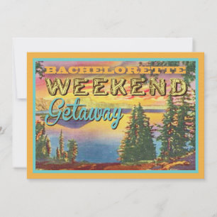 See-Bestimmungsort Bachelorette Wochenenden-Party Einladung
