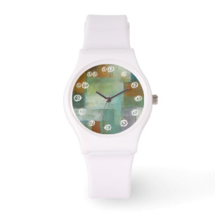 See-blaues Wesentliches II Armbanduhr
