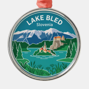 See Bled Slowenien Ornament Aus Metall