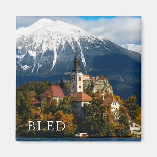 See blutete Landschaft im Herbst Magnet