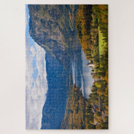 See Bohinj in Slowenien im Herbst