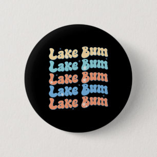 See Bum Retro Groovy Seelenleben Sommer Stimmung  Button
