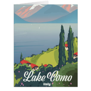 See Como Italien vintage Reiseposter