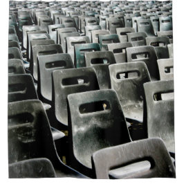 See der grauen Stühle Duschvorhang