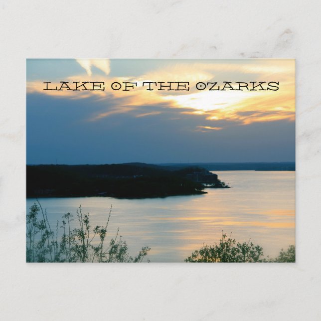 SEE DER OZARKS POSTCARD POSTKARTE (Vorderseite)