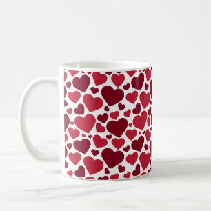 "See des Herzens auf Weiß" - niedliches Geschenk d Kaffeetasse