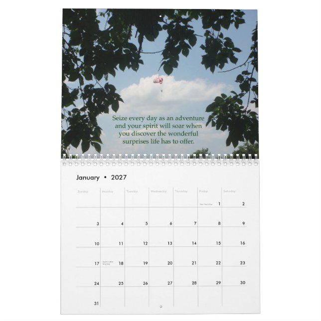 See des Ozarks 2012 Kalender (Jan 2027)