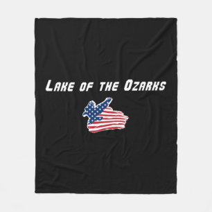 See des Ozarks Missouri Patriotischer Adler Fleece