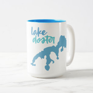 See Doster, Plainwell, Michigan Zweifarbige Tasse