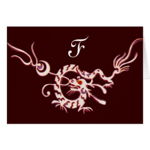 SEE DRACHE 2 MONOGRAMM ,rot schwarz