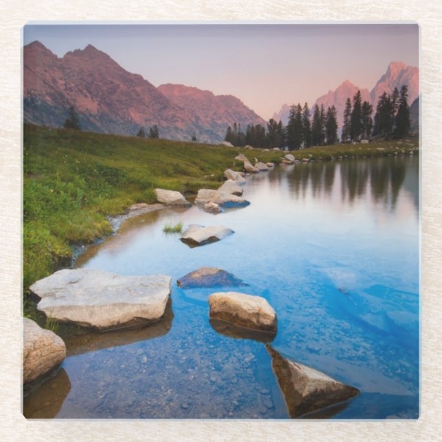 See-Einsamkeit Glasuntersetzer (Vorderseite)