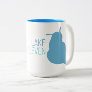 See elf, Bloomingdale, Michigan Zweifarbige Tasse