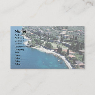 See Garda, Italien Visitenkarte