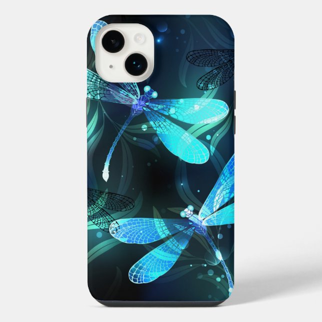 See Glühende Libellen iPhone 14 Plus Hülle (Rückseite)