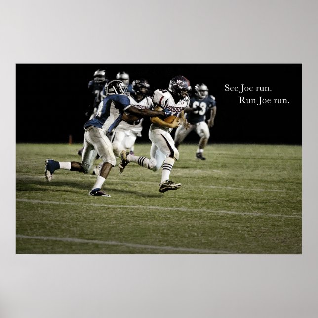 See Joe run Poster (Vorne)
