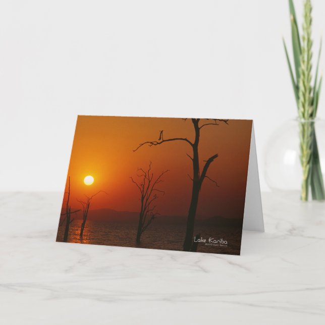 See Kariba Karte (Vorderseite)