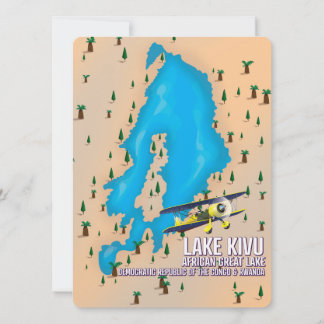 See Kivu Great African Lake Reise Karte.