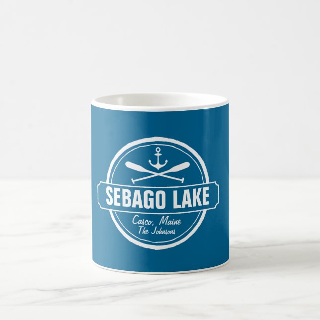 SEE MAINE PERSONALISIERTE STADT UND NAME KAFFEETASSE (Mittel)