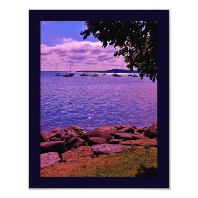 See Mendota Boote Fotodruck (Vorne)