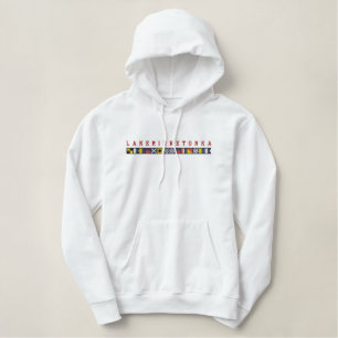 See Minnetonka Seecode-Flaggen-Sweatshirt Bestickter Hoodie