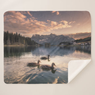 See Misurina Dolomites, Italien Sherpadecke