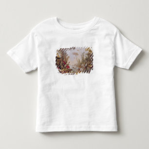 See mit Gänsen, Störchen, Papageien und Reihern Kleinkind T-shirt