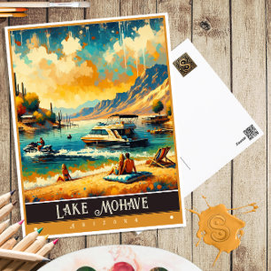 See Mohave, Arizona   Vintage-Malerei Postkarte