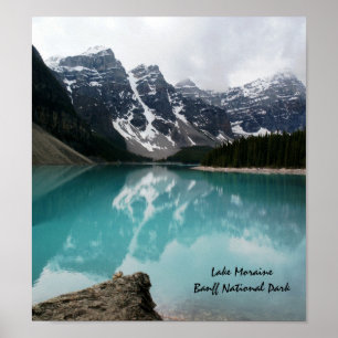 See-Moraine, Nationalpark Banffs Poster