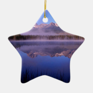 See-Morgen an den kleinen Rotbarschen Idaho Keramikornament