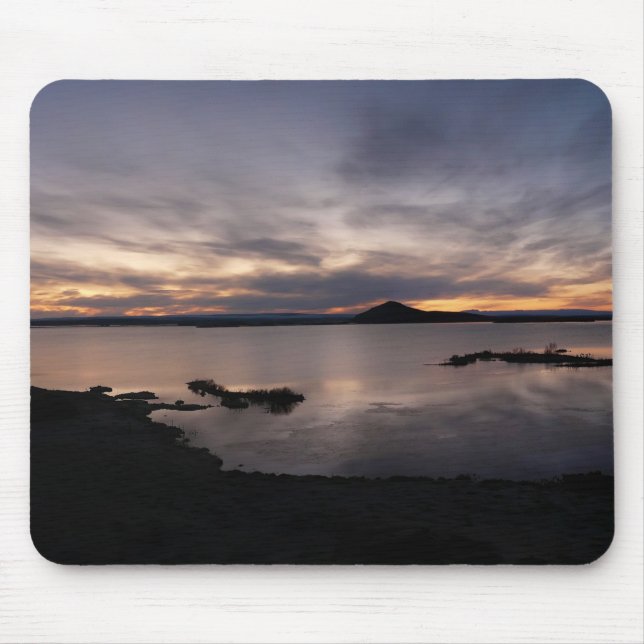 See Myvatn Sonnenuntergang mousepad (Vorne)