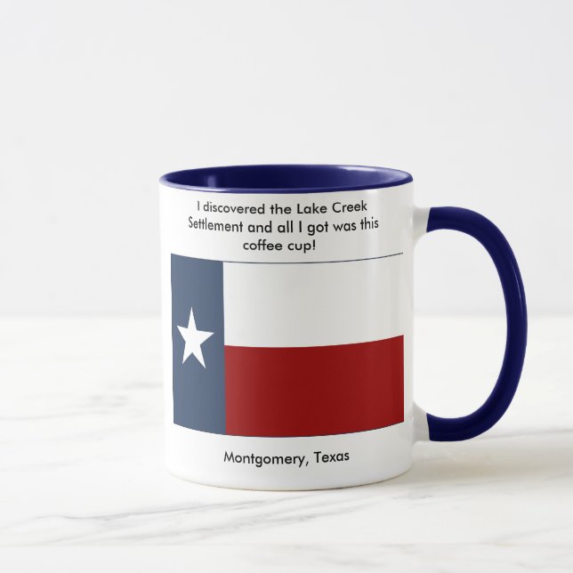 See-Nebenfluss-Regelung - Montgomery, Texas Tasse (Rechts)