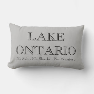 SEE ONTARIO kein Salz kein Hai keine Sorge Lendenkissen