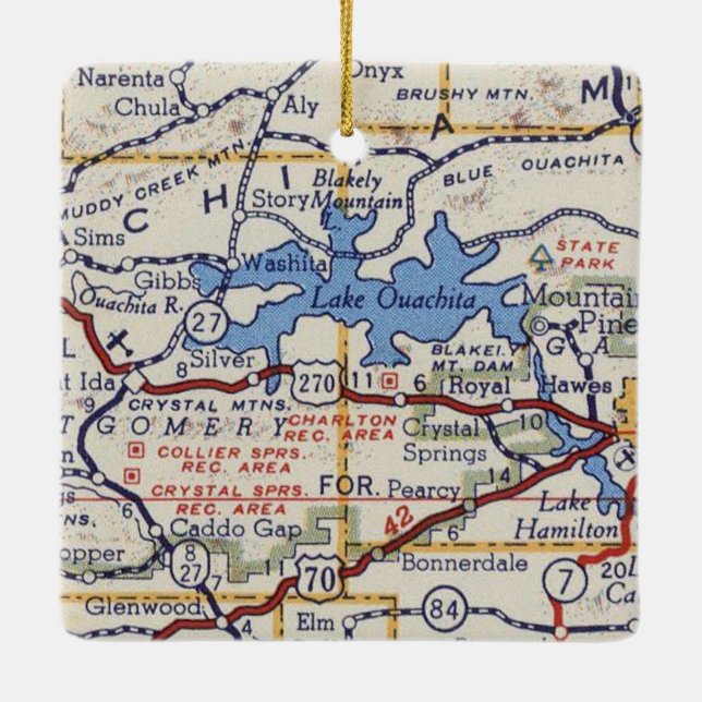 See Ouachita Keramikornament (Rückseite)