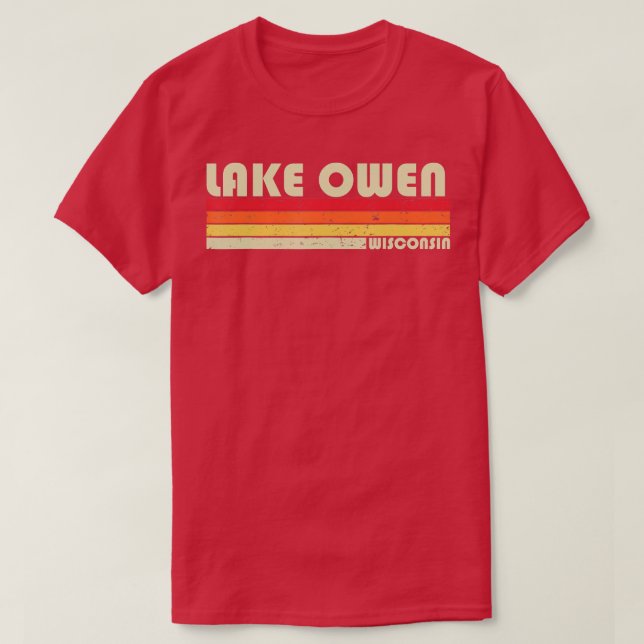SEE OWEN WISCONSIN Camping SOMMER G T-Shirt (Design vorne)