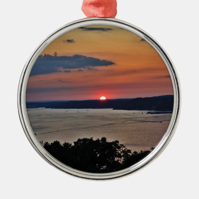 See Ozark Weihnachtsverzierung Ornament Aus Metall (Vorne)