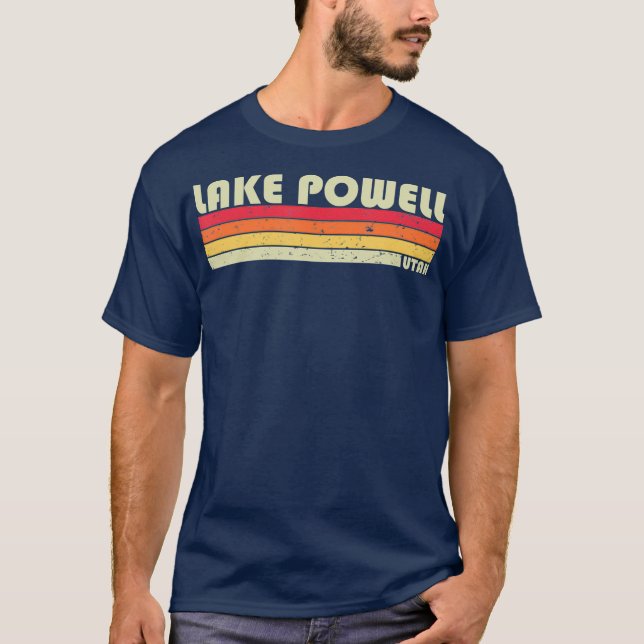 SEE POWELL UTAH Camping SOMMER T-Shirt (Vorderseite)