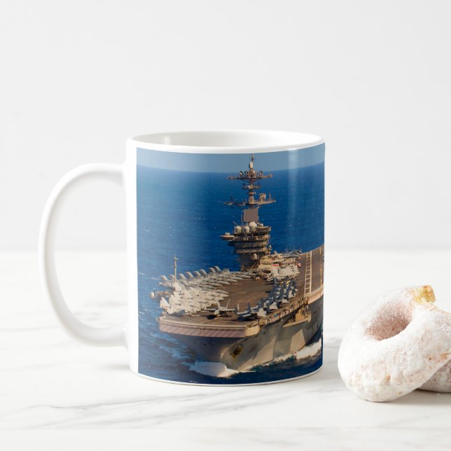 SEE-POWER - Tasse der US-Marine-Schiffe (Mit Donut)