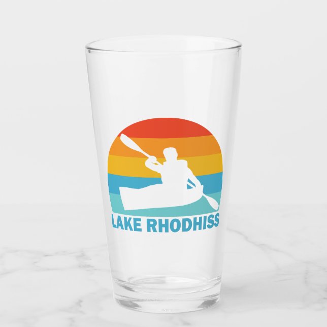 See Rhodhiss North Carolina Kayak Glas (Vorderseite)
