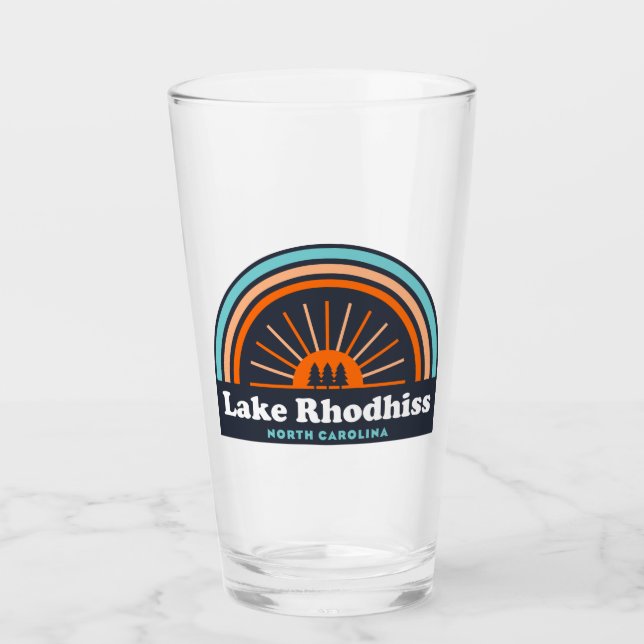See Rhodhiss North Carolina Rainbow Glas (Vorderseite)