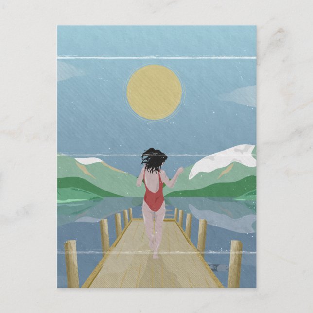 See Rotoiti Neuseeland Postkarte (Vorderseite)