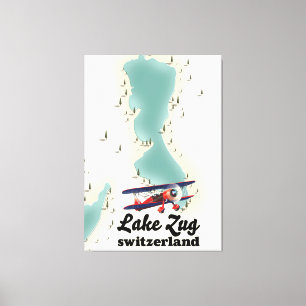 See Staz Schweiz Seeblick Canvas Print Leinwanddruck
