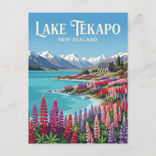See Tekapo Neuseeland Postkarte