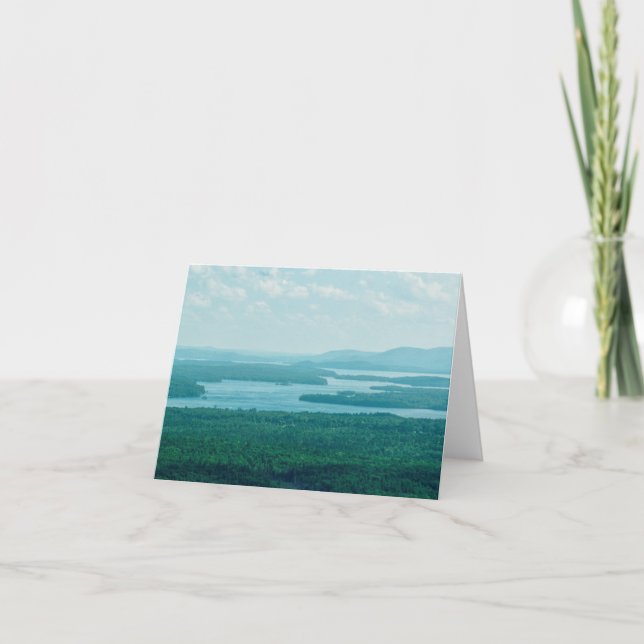 See- und Bergblick Karte (Vorderseite)