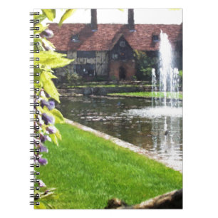 See und Brunnen bei RHS Wisley Notizblock