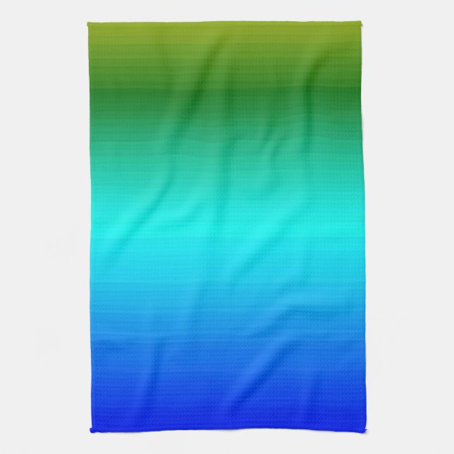 See und Himmel Blau und Grün Küchentuch (Vertikal)